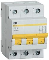 Выключатель нагрузки (мини-рубильник) ВН-32 3Р 125А | код MNV10-3-125 | IEK